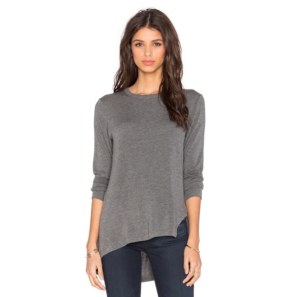 LNA Sweaters - LNA Niia Ribbed Long Sleeve Sweater Size S NWT